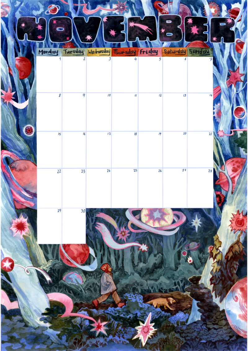 2021 calendar November